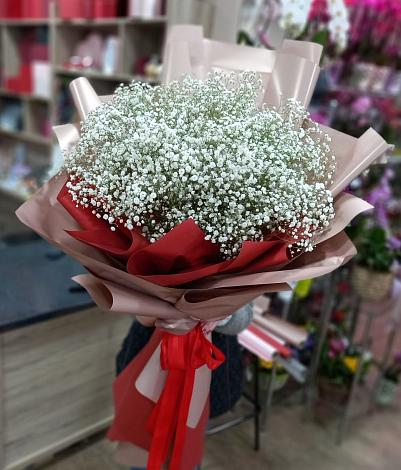 Букет цветов из: Гипсофила в Каспийске