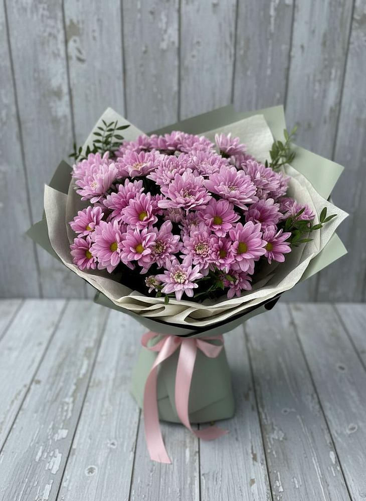 Букет цветов из: Хризантемы в Каспийске