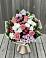 Букет цветов из: Альстромерии, Гвоздики, Розы и Хризантемы в Каспийске