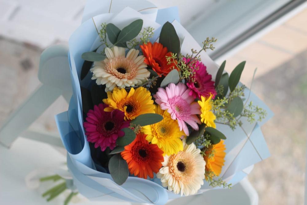 Букет цветов из: Герберы в Каспийске