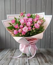 Букет Розовый кустик в Каспийске