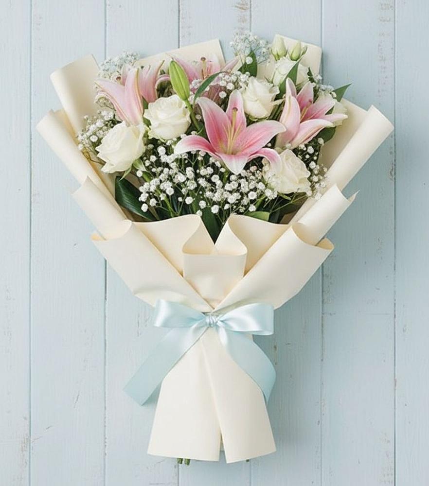 Букет цветов из: Лилии в Каспийске