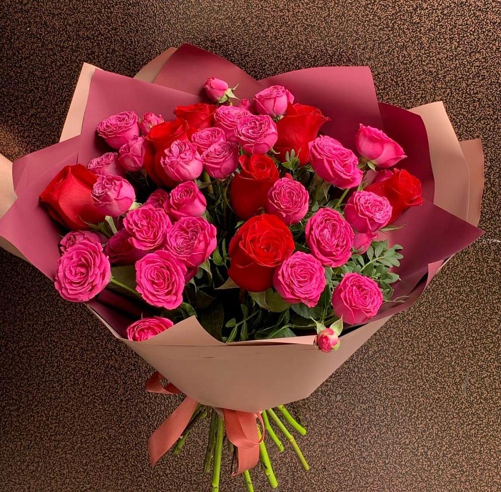 Букет В объятьях нежности в Каспийске