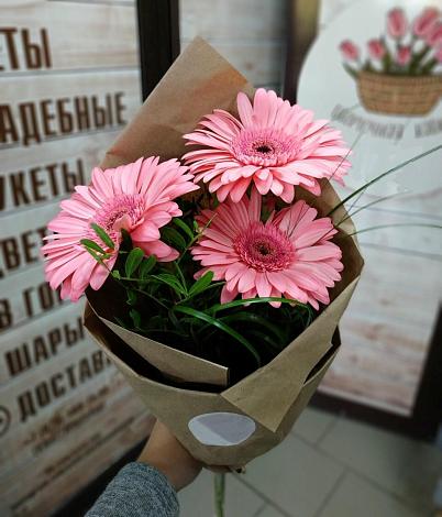 Букет цветов из: Герберы в Каспийске