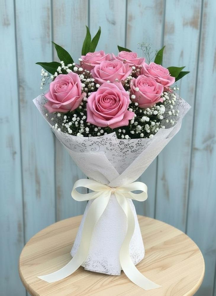 Букет цветов из: Розы в Каспийске