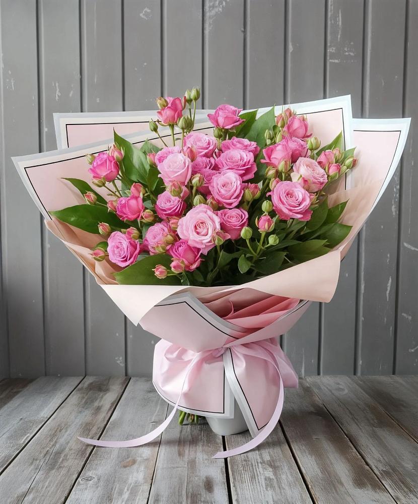 Букет Розовый кустик в Каспийске