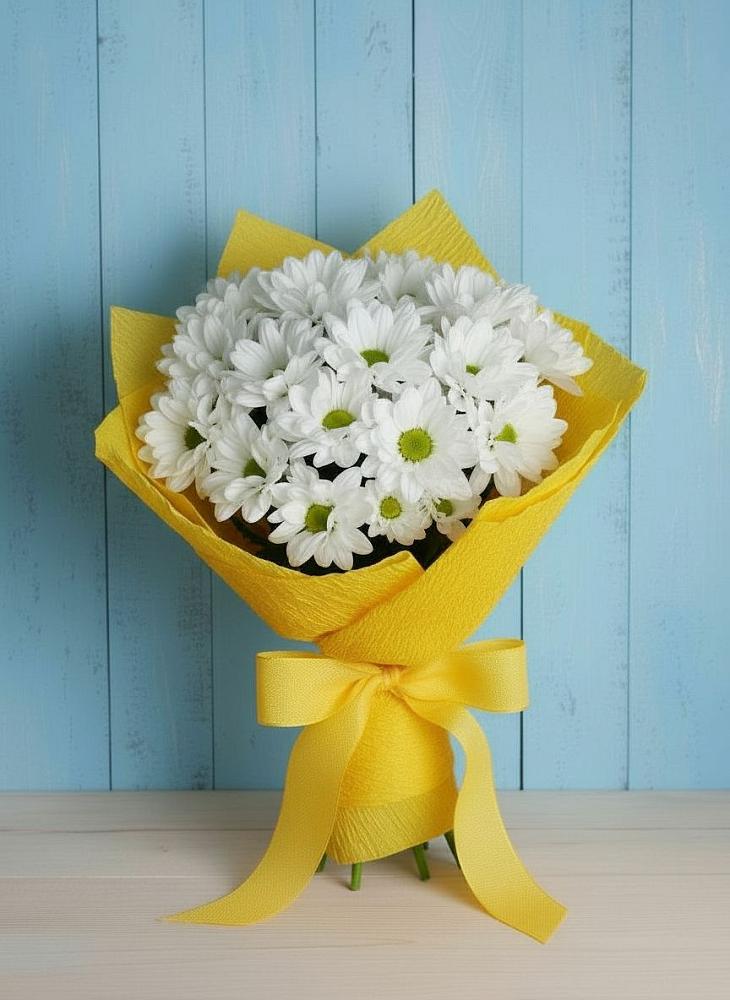 Букет цветов из: Хризантемы в Каспийске