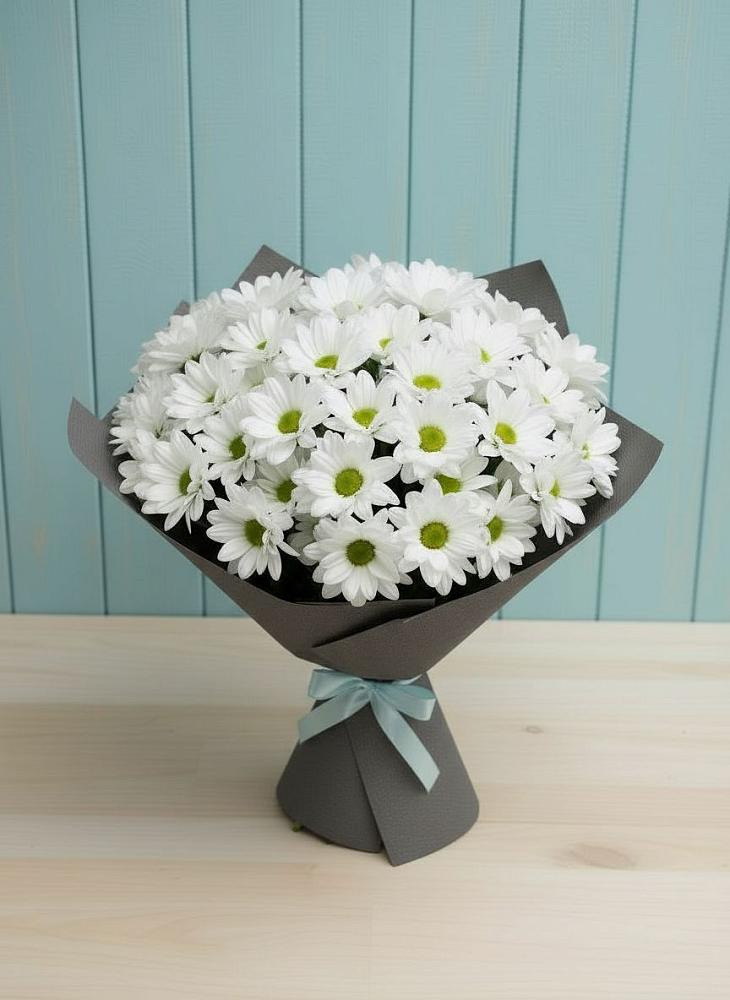 Букет цветов из: Хризантемы в Каспийске