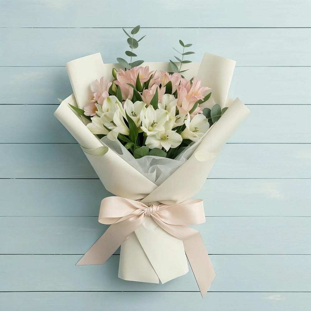 Букет цветов из: Альстромерии в Каспийске