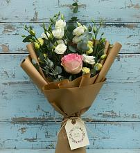 Букет цветов из:  Розы и Лизиантусы #REPLACE_PRED# Каспийске