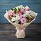 Букет цветов из: Хризантемы, Альстромерии и Розы в Каспийске